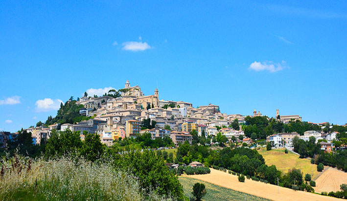 Fermo - Vista della citt da sud-est